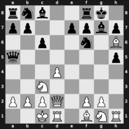 1962 Varna olm – Round 4 – Fischer, Robert J – 1-0 – Robatsch, Karl – G189