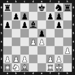 1962 Varna olm – Round 5 – Sanguineti, Raúl Carlos – 1-0 – Matanovic, Aleksandar – G235