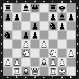 1962 Varna olm – Round 8 – Minev, Nikolay N – 1/2-1/2 – Evans, Larry M – G349