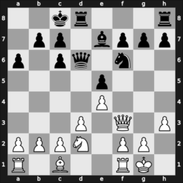 1962 Varna olm – Round 10 – Blau, Maximilian – 0-1 – Kolvig, Bent – G436
