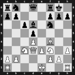 1962 Varna olm – Round 1 – Darga, Klaus – 1/2-1/2 – Trifunovic, Petar – G18