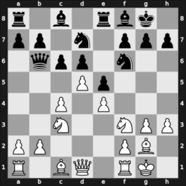 1962 Varna olm – Round 1 – Bergraser, Volf – 1-0 – Etcheverry, Eduardo – G46