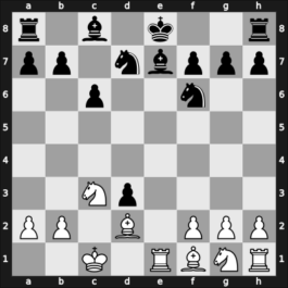 1962 Varna olm – Round 1 – Hoen, Ragnar Harald – 1/2-1/2 – Troger, Pierre – G77