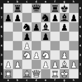 1962 Varna olm – Round 1 – Barcza, Gedeon – 1-0 – Hecht, Hans-Joachim – G89