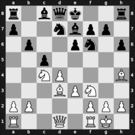 1962 Varna olm – Round 2 – Trifunovic, Petar – 1-0 – Bergraser, Volf – G101