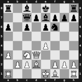 1962 Varna olm – Round 3 – Kolvig, Bent – 0-1 – Portisch, Lajos – G109
