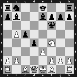 1962 Varna olm – Round 6 – Golombek, Harry – 1-0 – Korning, Peter – G154