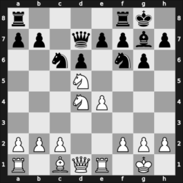 1962 Vrnjacka Banja – Round 2 – Damjanovic, Marko – 1/2-1/2 – Bertok, Mario Jr. – G27