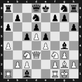 1962 Vrnjacka Banja – Round 4 – Gligorić, Svetozar – 1-0 – Jovic, Stanoje – G43