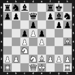 1962 Vrnjacka Banja – Round 6 – Gligorić, Svetozar – 1/2-1/2 – Velimirovic, Dragoljub – G61