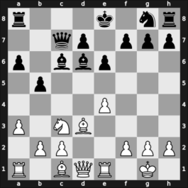 1962 Vrnjacka Banja – Round 7 – Velimirovic, Dragoljub – 1/2-1/2 – Matanovic, Aleksandar – G70