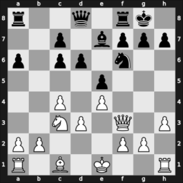 1962 Vrnjacka Banja – Round 9 – Damjanovic, Mato – 1/2-1/2 – Gligorić, Svetozar – G91