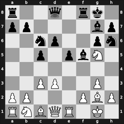 1962 Vrnjacka Banja – Round 10 – Damjanovic, Marko – 1/2-1/2 – Velimirovic, Dragoljub – G96