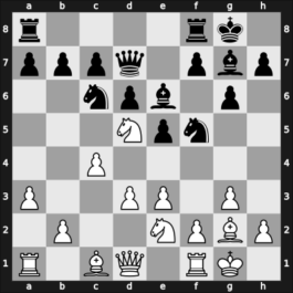 1962 Wch women – Round 8 – Gaprindashvili, Nona – 1/2-1/2 – Bikova, E. – G8