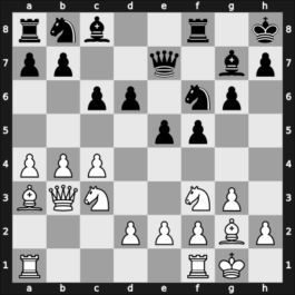 1963 AUS Ch – Round 12 – Ozols, Karlis – 1/2-1/2 – Kellner, John Vincent – G17