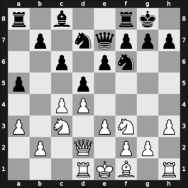 1963 Alekhine Memorial – Round 1 – Balcerowski, Witold – 0-1 – Matanovic, Aleksandar – G5
