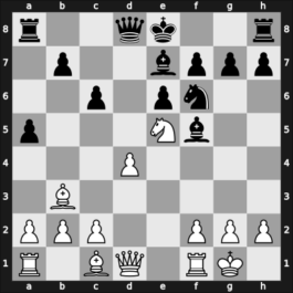 1963 Alekhine Memorial – Round 10 – Gligoric, Sofija – 0-1 – Smyslov, Vladimir – G70