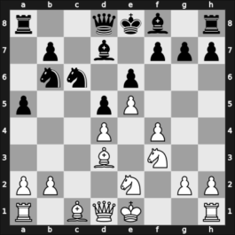 1963 Alekhine Memorial – Round 11 – Matanovic, Aleksandar – 1/2-1/2 – Pietzsch, Wolfgang – G78
