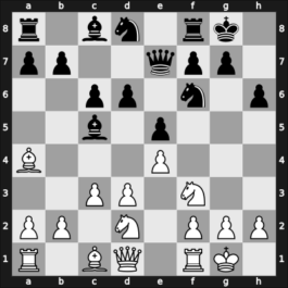 1963 Amsterdam – Round 2 – Kieninger, George – 1/2-1/2 – Ree, Hans – G14