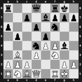 1963 Amsterdam – Round 6 – Rellstab, Ludwig – 1/2-1/2 – Hartoch, Robert G – G30