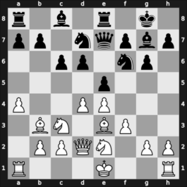 1963 Amsterdam – Round 6 – Kieninger, George – 1/2-1/2 – Lehmann, Heinz – G31