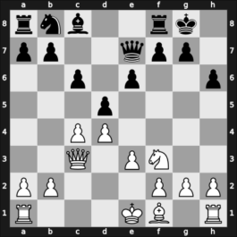 1963 Amsterdam – Round 8 – Rellstab, Ludwig – 1/2-1/2 – Kieninger, Georg – G34