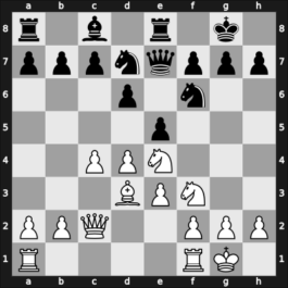 1963 Asztalos Memorial 6th – Round 1 – Flesch, János – 1/2-1/2 – Dely, Peter – G1