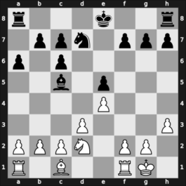 1963 Asztalos Memorial 6th – Round 5 – Fuchs, Reinhart – 1/2-1/2 – Forintos, Gyozo V – G16