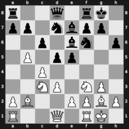 1963 Bad Liebenstein – Round 3 – Polugaevsky, Lev – 1/2-1/2 – Gipslis, Aivars – G16