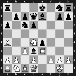 1963 Bad Liebenstein – Round 8 – Damjanovic, Mato – 1/2-1/2 – Ciocaltea, Victor – G56