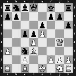 1963 Bad Liebenstein – Round 8 – Malich, Burkhard, Dr. – 1/2-1/2 – Fuchs, Reinhart – G57