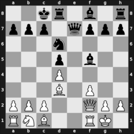 1963 Bad Liebenstein – Round 14 – Damjanovic, Mato – 1/2-1/2 – Malich, Burkhard, Dr. – G98