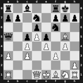 1963 Bath ch-BCF – Round 10 – Littlewood, John E – 1-0 – Milner Barry, Philip – G84