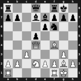 1963 Beverwijk – Round 1 – Wade, Robert G – 1/2-1/2 – Dunkelblum, Arthur – G5