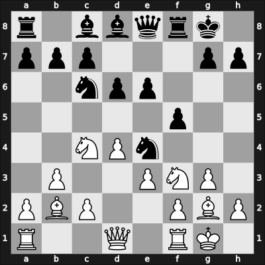 1963 Budapest – Round 1 – Flesch, Janos – 1/2-1/2 – Szollosi, Laszlo – G21