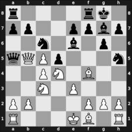 1963 Budapest – Round 1 – Gasztonyi, Endre – 1-0 – Felmeri, Janos – G22