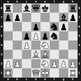 1963 Budapest Ch – Round 1 – Flesch, Janos – 1-0 – Cs. Kovacs, Laszlo – G6