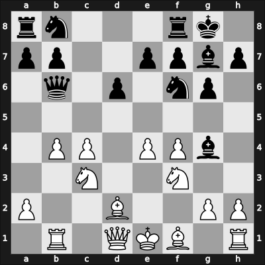 1963 Budapest HUN – Round 1 – Honfi, K. – 1/2-1/2 – Felmeri, Janos – G6