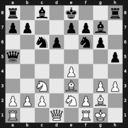 1963 Budapest HUN – Round 1 – Pogats, Jozsef Jr. – 1/2-1/2 – Gasztonyi, Endre – G7
