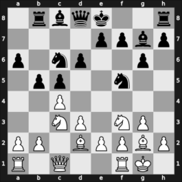 1963 Budapest ch-HUN – Round 1 – Koberl, Ferenc – 1/2-1/2 – Varnusz, Egon – G10
