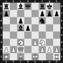 1963 Budapest ch-HUN – Round 1 – Dely, Peter – 1/2-1/2 – Kluger, Gyula – G15