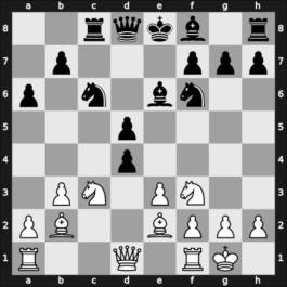 1963 Budapest ch-HUN – Round 1 – Somogyi, Istvan – 1/2-1/2 – Kluger, Gyula – G24
