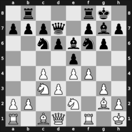 1963 Budapest ch-HUN – Round 1 – Bilek, Istvan – 1/2-1/2 – Liptay, Laszlo Dr. – G25