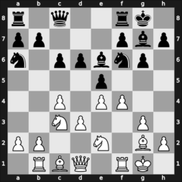 1963 Budapest ch-HUN – Round 1 – Navarovszky, Laszlo – 1-0 – Gasztonyi, Endre – G30
