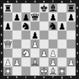 1963 Budapest ch-HUN – Round 1 – Portisch, Lajos – 1-0 – Haag, Ervin – G31