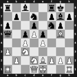1963 Budapest ch-HUN – Round 1 – Portisch, Lajos – 1-0 – Gasztonyi, Endre – G54