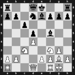 1963 Budapest ch-HUN – Round 1 – Dely, Peter – 0-1 – Lengyel, Laszlo – G112