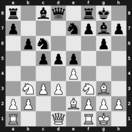 1963 Budapest ch-HUN – Round 1 – Koberl, Ferenc – 1/2-1/2 – Liptay, Laszlo Dr. – G131