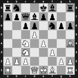1963 Budapest ch-HUN – Round 1 – Kluger, Gyula – 1/2-1/2 – Koberl, Ferenc – G155
