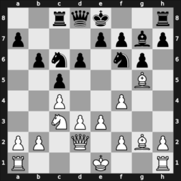 1963 Budapest ch-HUN – Round 1 – Kluger, Gyula – 0-1 – Barczay, Laszlo – G179